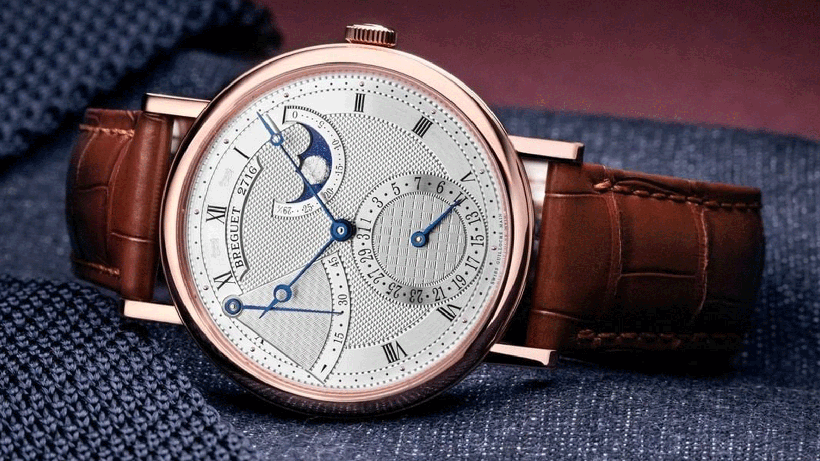 Breguet Classique 7137 7137BR 15 9VU with Basket Weave Guilloché