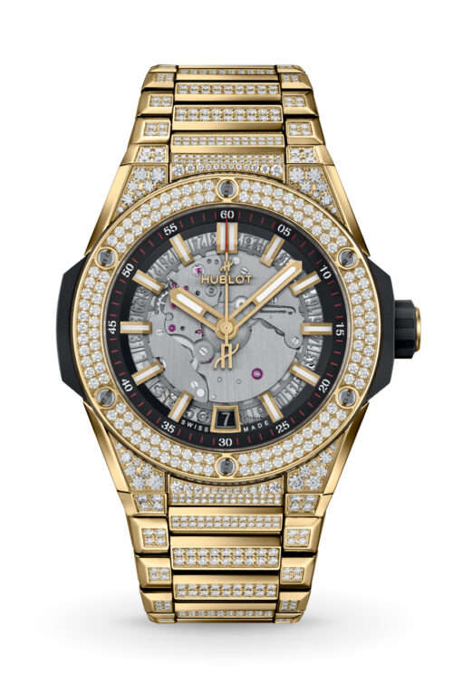 Hublot BIG BANG INTEGRATED TIME ONLY YELLOW GOLD PAVÉ 456.VX.0130.VX.3704