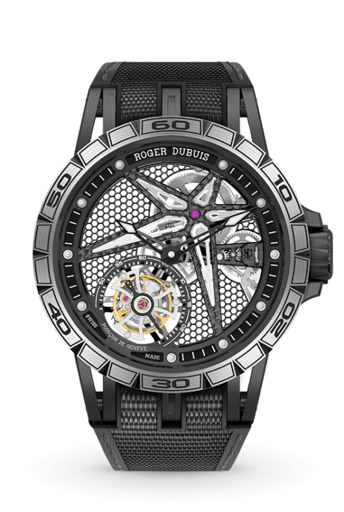 ROGER DUBUIS EXCALIBUR SPIDER BLACK DLC TITANIUM 39MM DBEX0815 Shop Roger Dubuis at Watches of Switzerland.