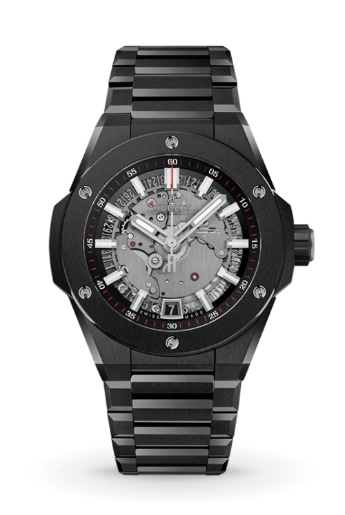 Hublot Big Bang Integrated Time Only Black Magic 456.CX.0170.CX Shop HUBLOT now at Watches of Switzerland Perth, Sydney and Melbourne Airport.