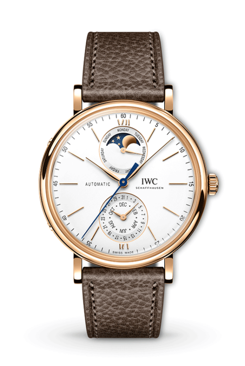 IWC Portofino Complete Calendar IW359002 Shop IWC Schaffhausen at Watches of Switzerland Melbourne, Melbourne Airport, Barangaroo, Sydney, Perth, Canberra and Online.